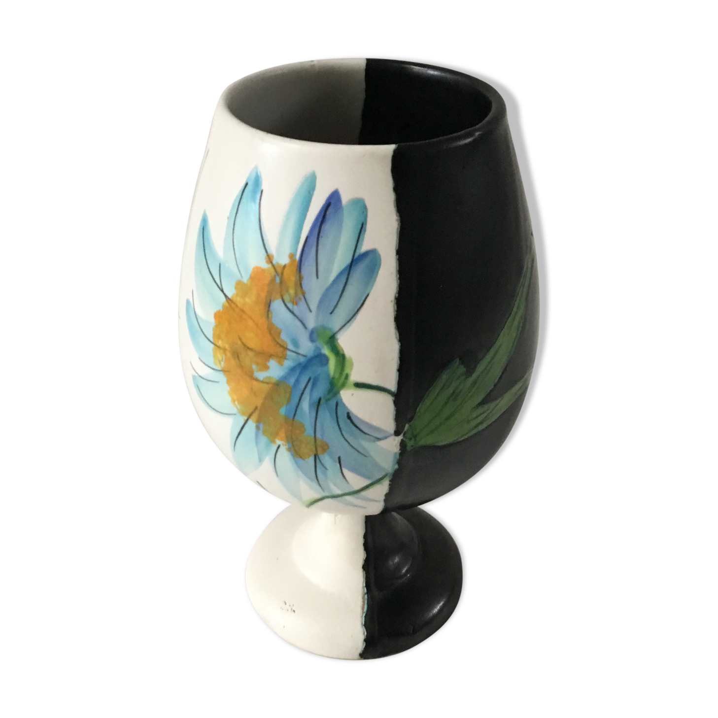 Vallauris H Caillet vase cup
