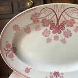 1900s oval serving dish KG Lunéville Lucien