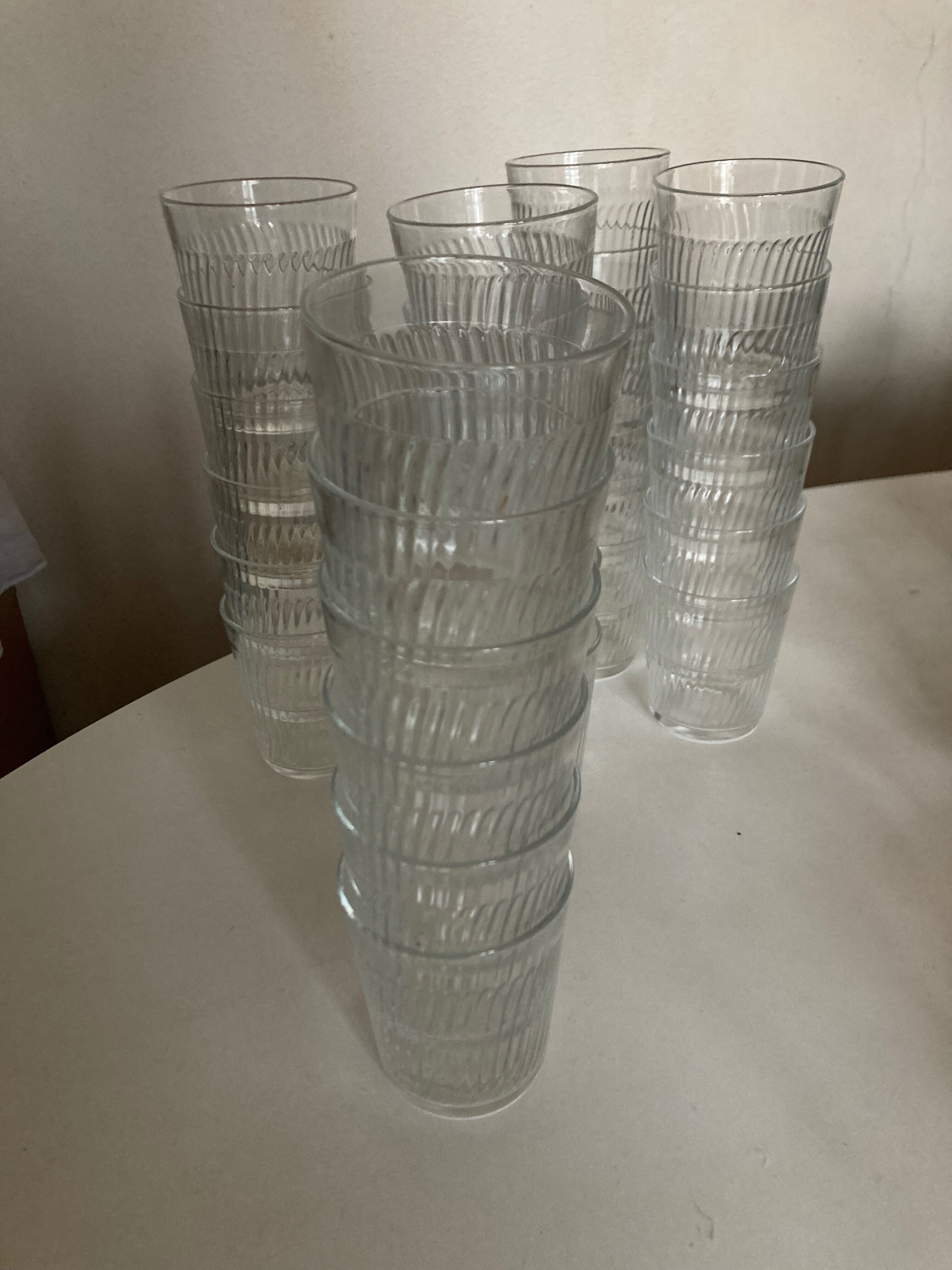 Produit Pop up Noel 22 Set de 6 verres 1960 en verre recuit