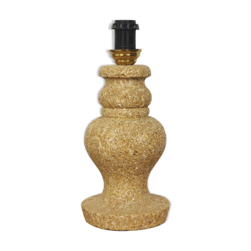Pied de lampe en pierre
