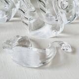 Set of 8 swan knife holders