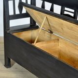 Banc ancien en pin, années 1920
