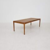 Scandinavian modern oak coffee table