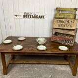 Walnut farmhouse table