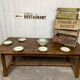 Table de ferme en noyer