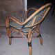 Goffer rattan chair