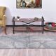 2x7 Light Blue Moroccan Runner Rug 67x218Cm SK 240767