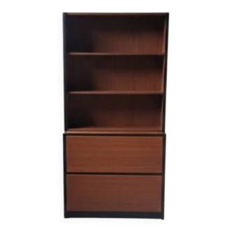 Vintage Open Library & Drawers – Industrial Style Administration