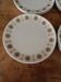 8 cheese plates porcelain from Chauvigny