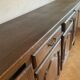 Low buffet in solid chene 4 doors