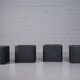 Mid-century leather planter by De Sede