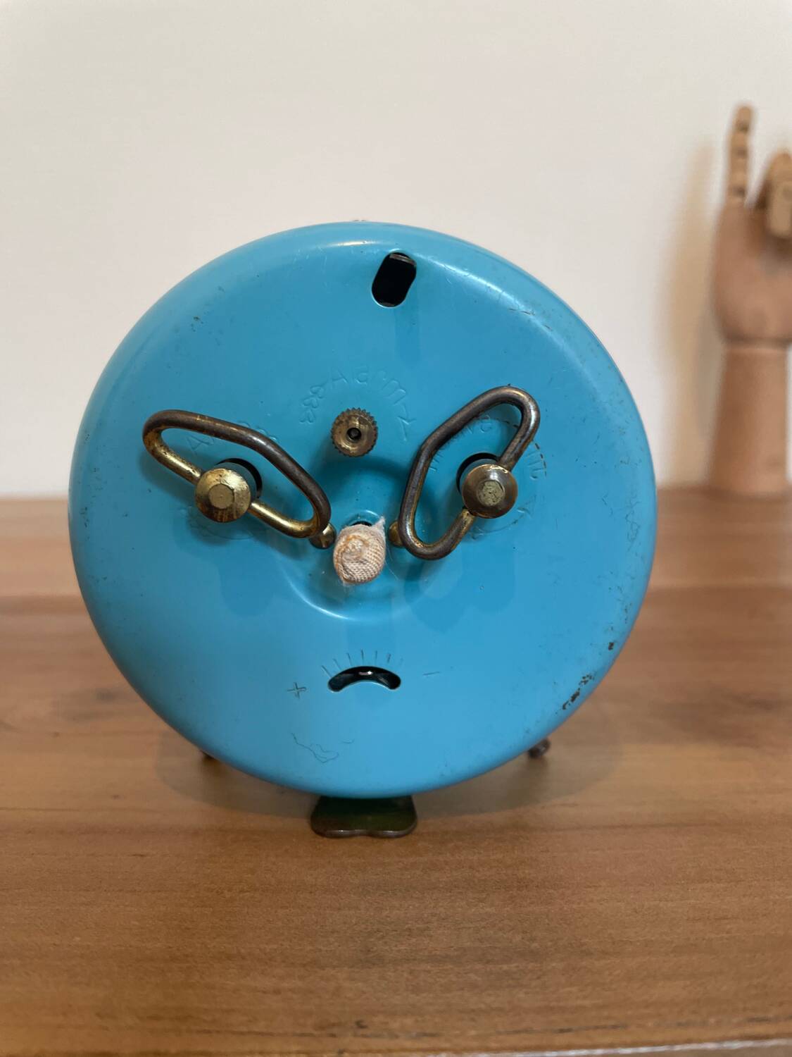Japy Blue Alarm Clock Alouette Model 60s