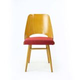 Ensemble de quatre chaises modernes en hêtre du milieu du siècle par Oswald Haerdtl pour Thonet, 1960