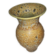 Vintage lava effect ceramic vase