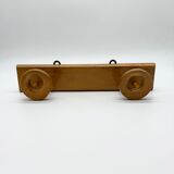 Scandinavian coat rack, light wood – 1960s