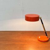 Mid-century minimalist orange table lamp, Italy, 1960s.
