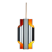 Vintage Danish pendant lamp Pantre by Bent Karlby, Lyfa, 1970s.