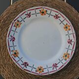 Set of 3 flat plates Céranord St Amand