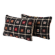 Set of 2 vintage kilim cushion covers 41x61 cm