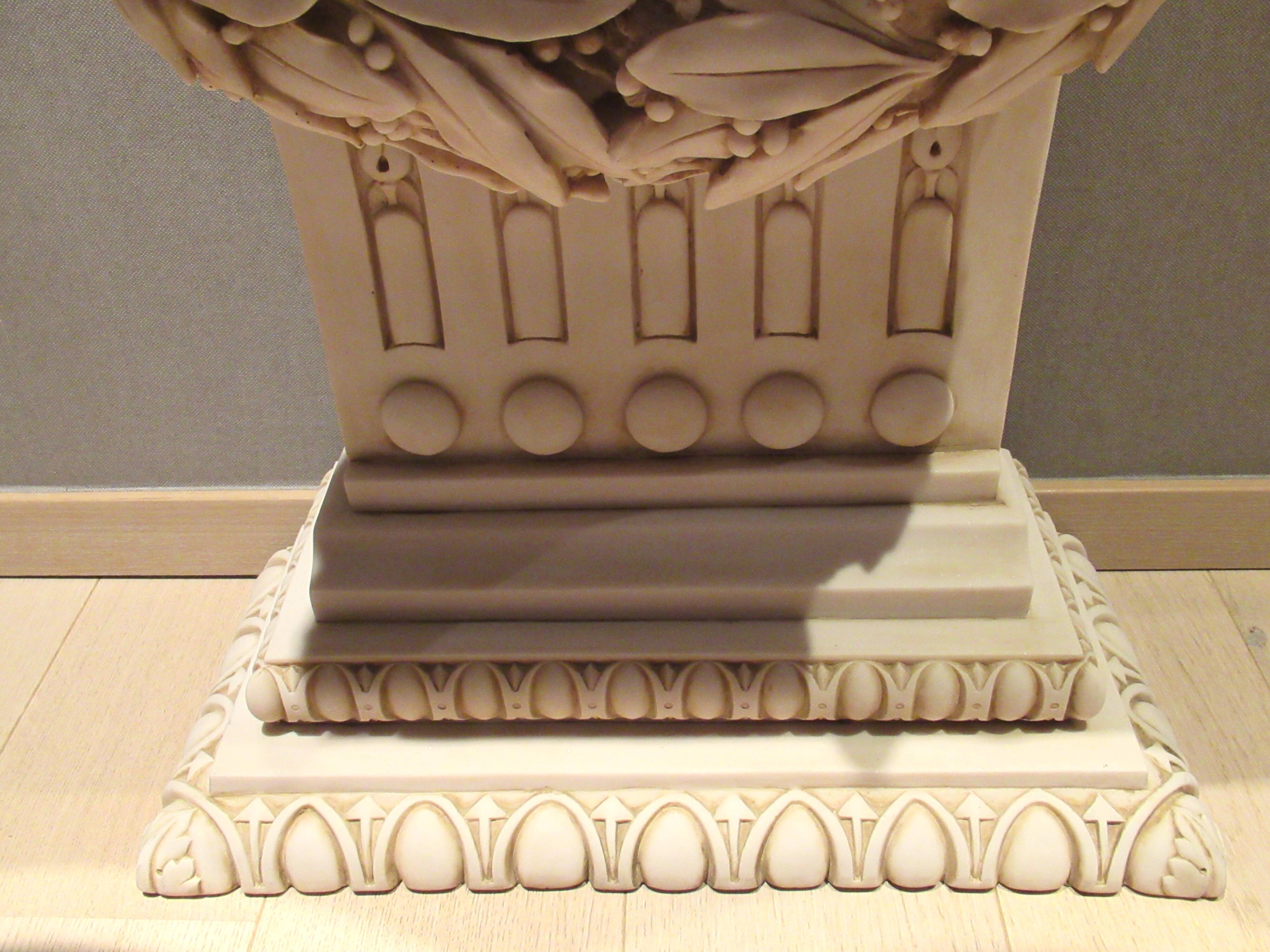 Imperio console with bespoke faceted glass