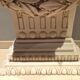 Imperio console with bespoke faceted glass
