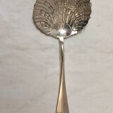 Scallop spoon, silver metal