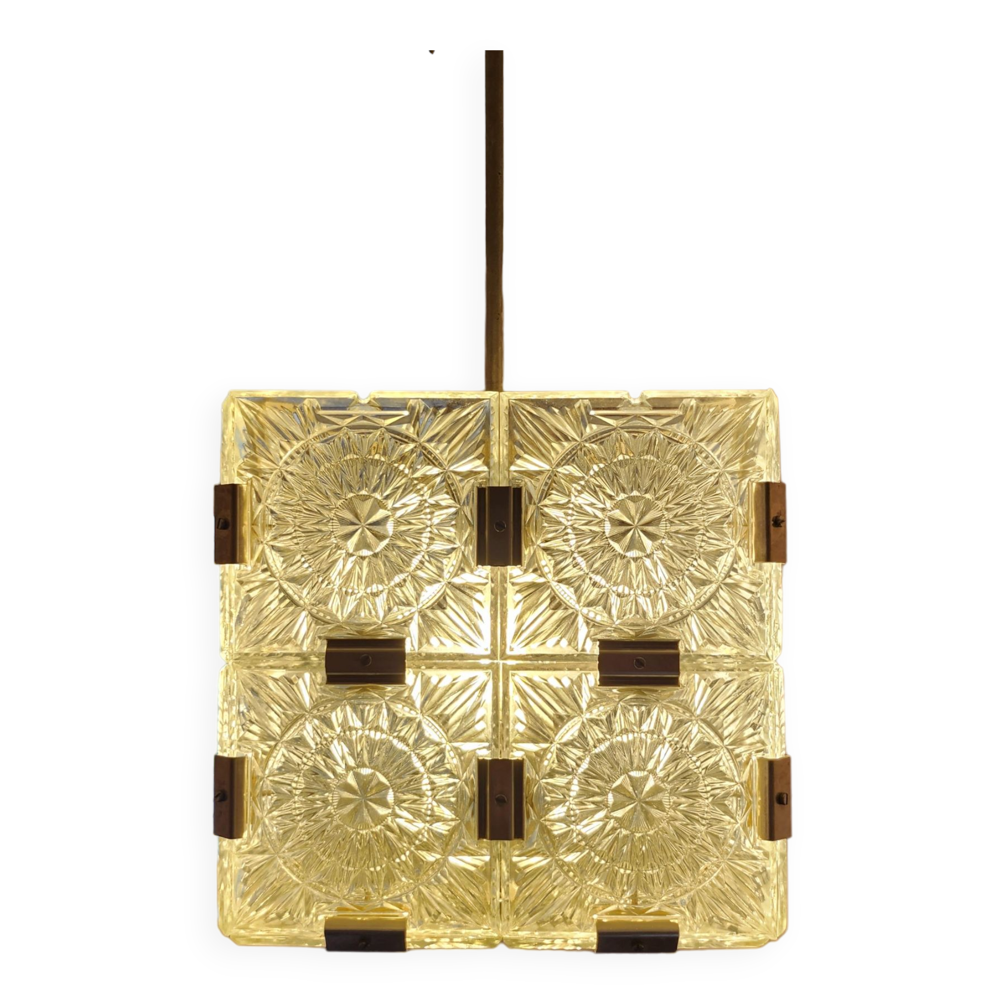 Glass chandelier from the c. 1970