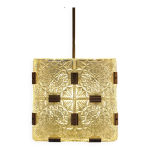 lustre en verre des années