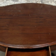 Napoleon III era pedestal table in mahogany around 1850