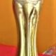 Handmade shell vase brass World War