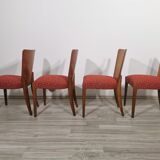 4 art deco dining chairs by Jindrich Halabala