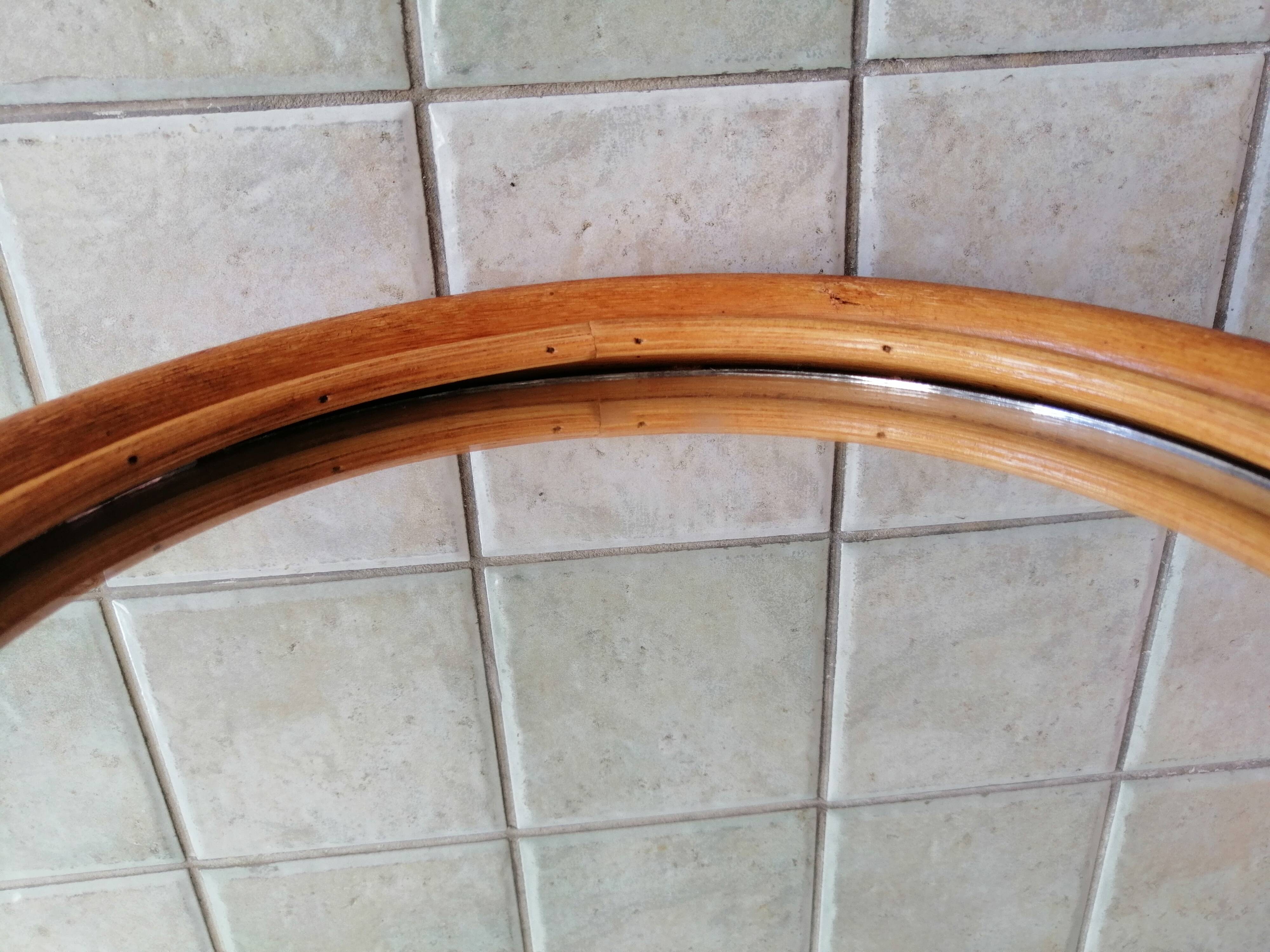 Vintage apple mirror