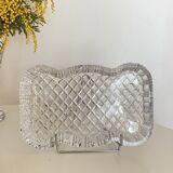 Vintage crystal aperitif tray