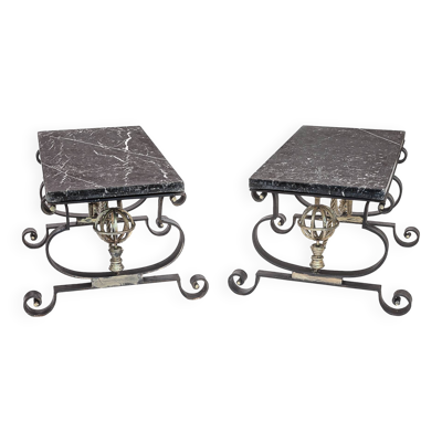 Set de deux tables basses Art Déco