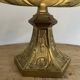 Paire de candélabres en bronze doré d'époque ART DECO