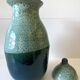 Unusual Vase/Pot/Urn, Glazed Terracotta Ceramic, Red, Signed "DP"