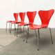 Model 3107 chairs by Arne Jacobsen for Fritz Hansen, Denmark, 1997, Set of 4