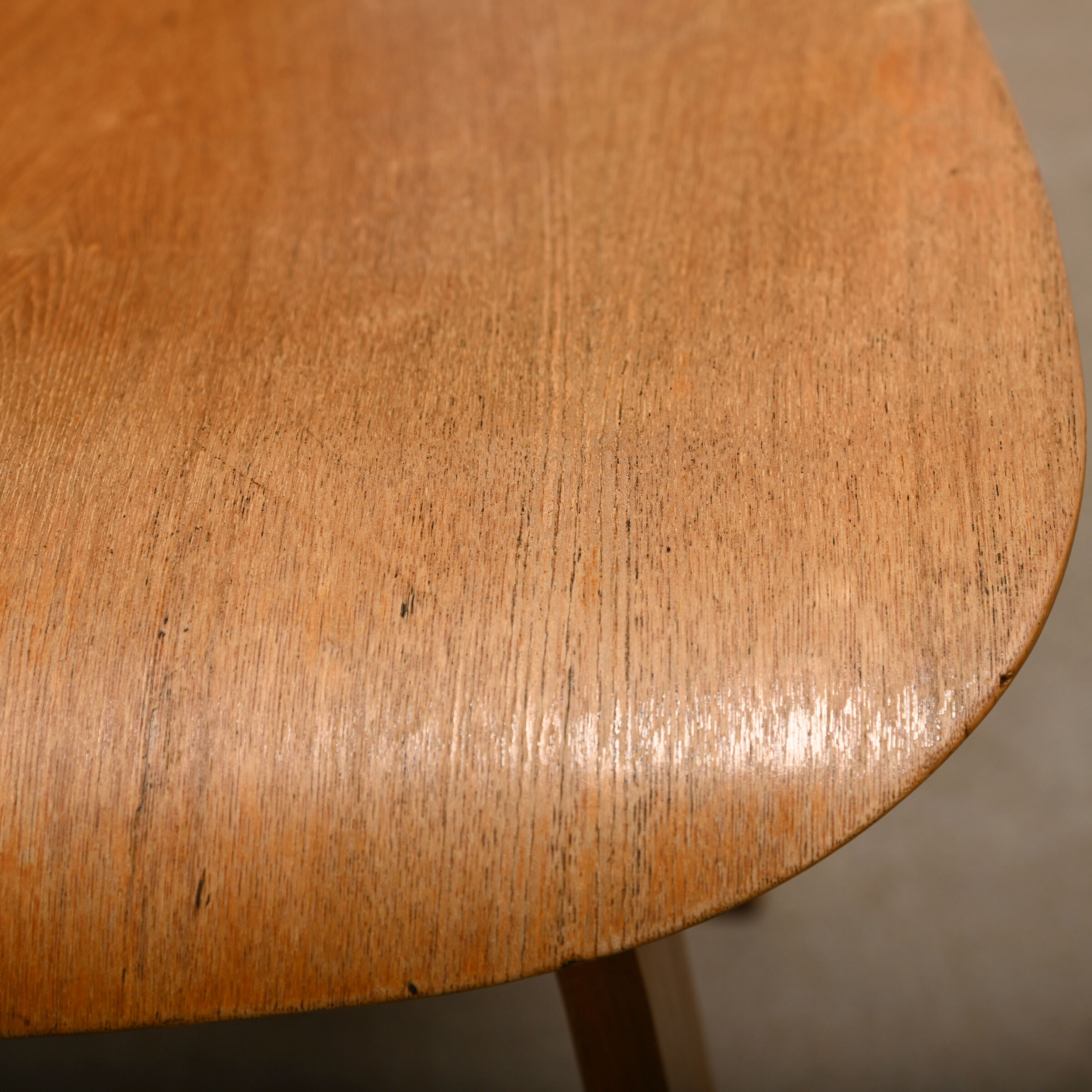 Charles and Ray Eames Early DCW Ash plywood Dining Chairs for Herman Miller