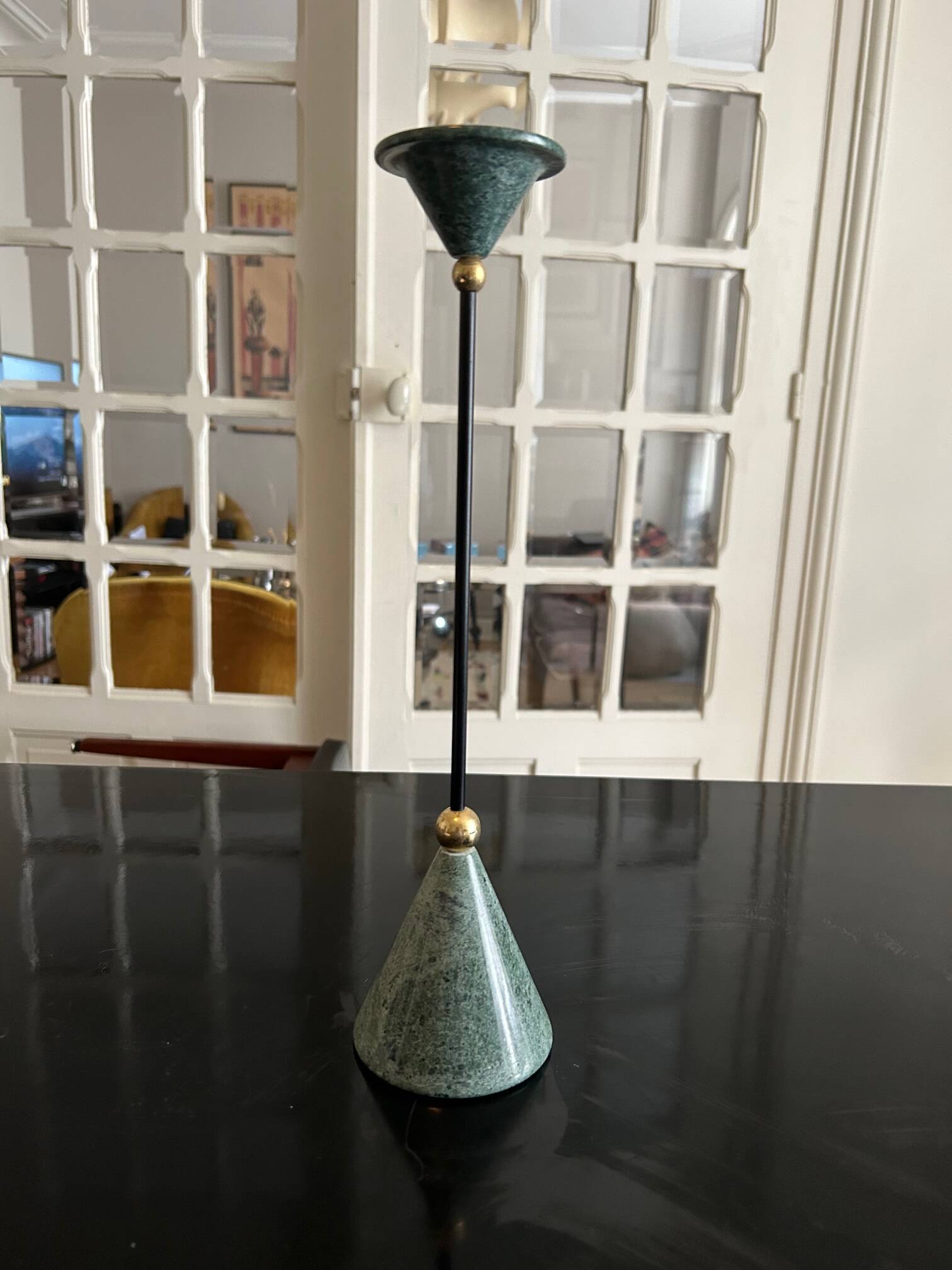 Christian de Beaumont marble candle holder