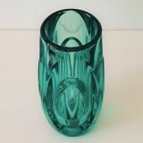 1950s Sklo Union Bullet Lens Vase