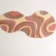 Mid-century wool rug, handmade, Poland, Europe, 1960s