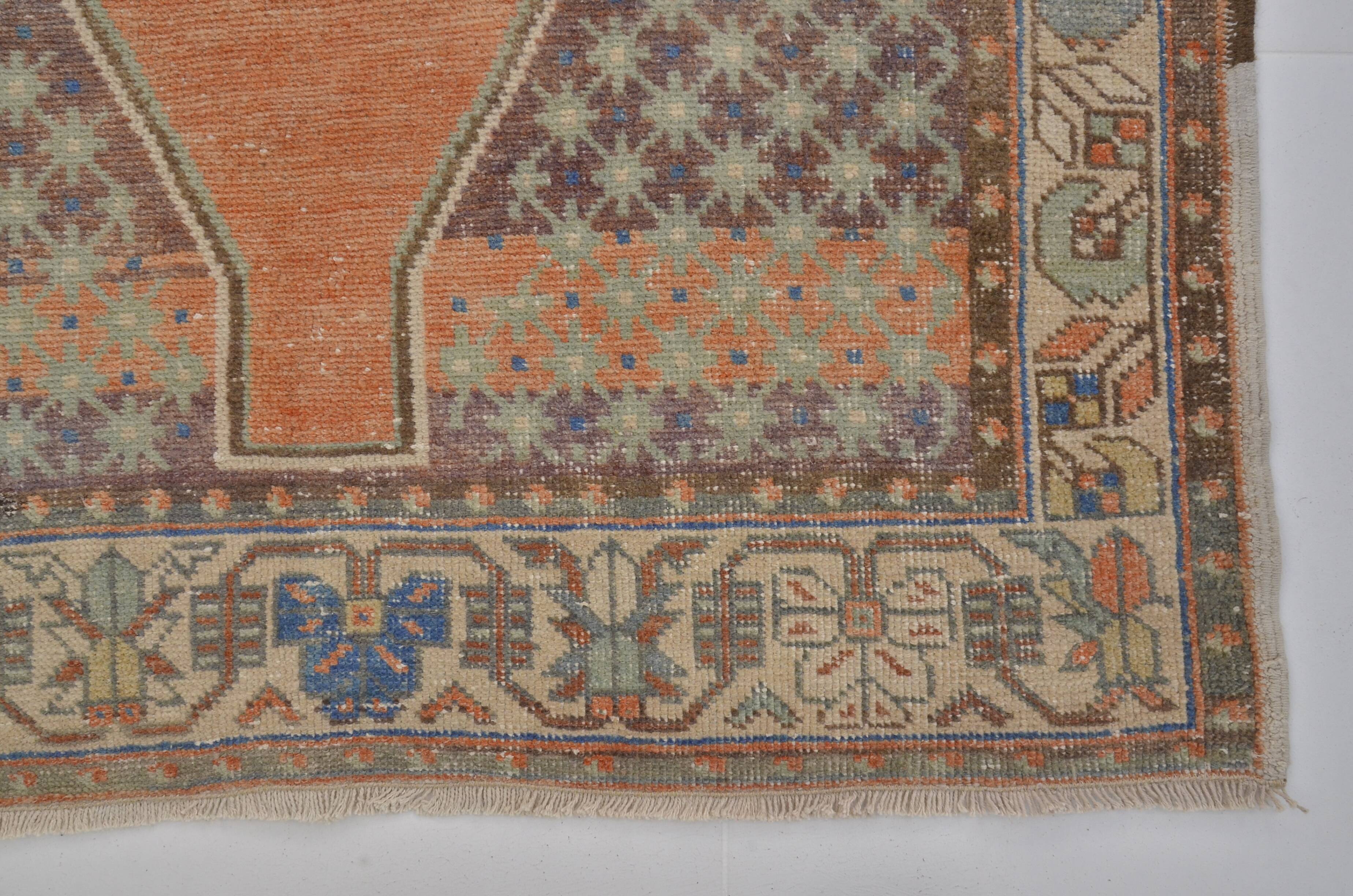Oushak Anatolian Floral Rug sku 2413