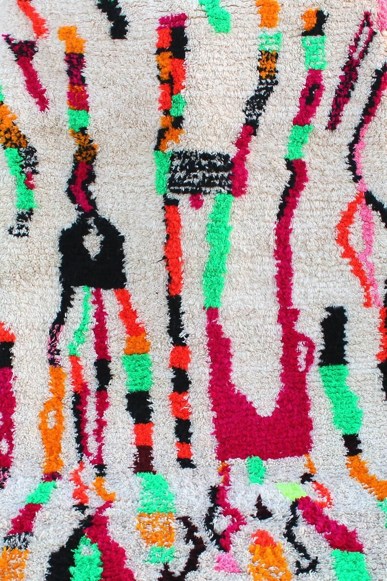 Berber carpet Azilal 200x267cm