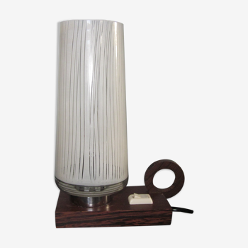 Vintage teak lamp