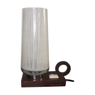 Vintage teak lamp