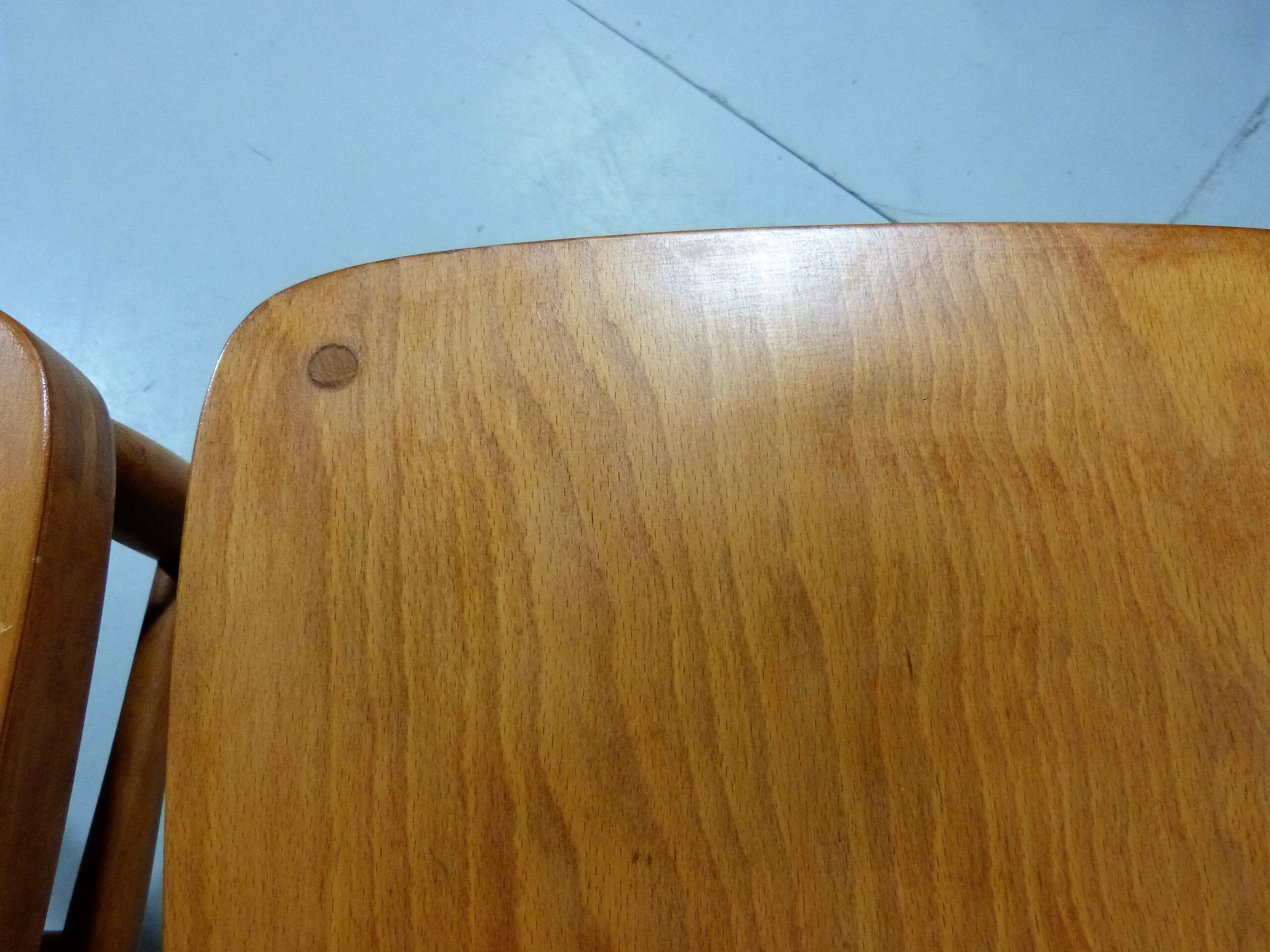 Set of 8 wooden dining chairs 1950’s