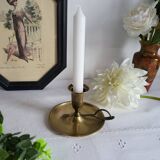 Brass hand candlestick