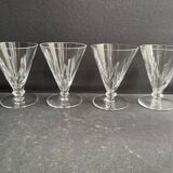 4 Wine glasses – Saint Louis Bossuet service size 10406