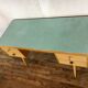 Bureau d'appoint scandinave en teck de 1950 1960 old vintage formica bleu vert