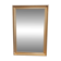 XL vintage bevelled mirror with a gold frame.